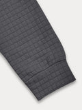 Comfy Soft Grid Texture Top Tops coofandy