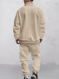 Modern Jacquard Activewear Set Sets coofandy