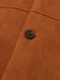 Vintage Comfy Suede Trench Coat Coat coofandy