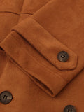 Vintage Comfy Suede Trench Coat Coat coofandy