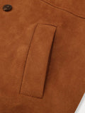 Vintage Comfy Suede Trench Coat Coat coofandy
