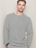 Essential Relaxed Knitted Sweater Sweater coofandy Light Grey M