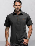 Minimalist Linen Style Shirt Shirts coofandy Black S