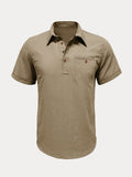 Minimalist Linen Style Shirt Shirts coofandy