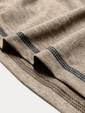 Casual Textured Color Block Polo Shirt Polos coofandy