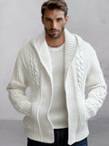 Casual Cable Knit Open Front Cardigan Cardigans coofandy