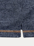 Ribbed Contrast Drawstring Henley Shirt Shirts coofandy