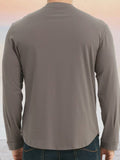 Essential 100% Cotton Henley Shirt Shirts coofandy
