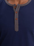 Classic Soft 100% Cotton Henley Shirt T-Shirt coofandy