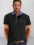 Everyday Relaxed Fit Polo Shirt Polos coofandy Black S