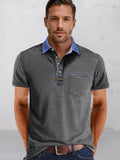 Everyday Relaxed Fit Polo Shirt Polos coofandy Dark Gray S
