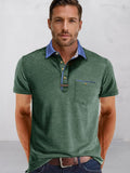 Everyday Relaxed Fit Polo Shirt Polos coofandy Army Green S