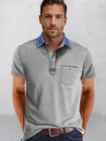 Everyday Relaxed Fit Polo Shirt Polos coofandy Light Gray S