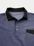 Smart Casual Stretchy Polo Shirt Polos coofandy