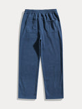 Essential Corduroy Straight Leg Pants Pants coofandy