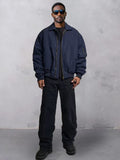 Casual Relaxed Fit Bomber Jacket Jackets coofandy