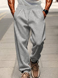 Casual Fleece Lined Sweatpants Sweatpants coofandy Light Grey S