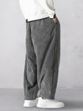 Rlaxed Fit Corduroy Harem Pants Pants coofandy