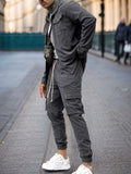 Cargo Style Corduroy Jacket Pants Set Sets coofandy