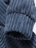 Casual Relaxed Fit Corduroy Hoodie Hoodies coofandy