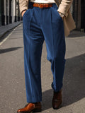 Luxe Comfy Velvet Suit Pants Pants coofandy Blue S