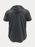 Athleisure Cargo Hooded Shirt Shirts coofandy