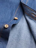 Versatile 100% Cotton Denim Shirt Shirts coofandy