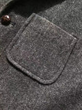 Vintage-Inspired Herringbone Tweed Vest Vest coofandy