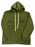 Everyday Comfort Fleece Cargo Hoodie Hoodies coofandy