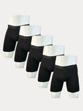 5 Pack Cotton Stretch Boxer Brief Accessories coofandy PAT3 S