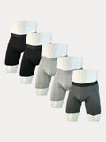 5 Pack Cotton Stretch Boxer Brief Accessories coofandy PAT6 S