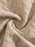 Casual Jacquard Textured Matching Set