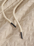 Casual Jacquard Textured Matching Set