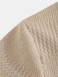 Comfort Fit Jacquard Textured 2-Piece Set