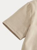 Comfort Fit Jacquard Textured 2-Piece Set