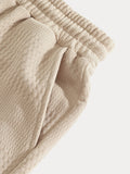 Comfort Fit Jacquard Textured 2-Piece Set