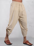 Relaxed Comfort Cotton Cropped Pants