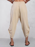 Relaxed Comfort Cotton Cropped Pants