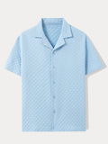 Smart Casual Textured Jacquard Shirt