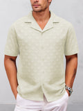 Stylish Floral Jacquard Textured Shirt