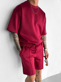 Casual Athletic T-Shirt Shorts Set