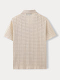 Casual Breathable Textured Knit Shirt