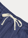 Comfort Cotton Stripe Shirt Shorts Set