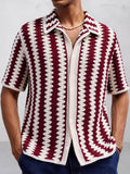 Fashion Summer Breathable Knit Shirt