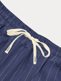 Casual 100% Cotton Stripe Shorts