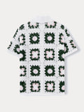 Trendy Openwork Crochet Knit Shirt