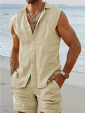 Relaxed Fit Tank Top Shorts Set
