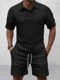 Smart Casual Jacquard Textured Set