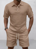 Smart Casual Jacquard Textured Set