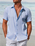 Loose Fit Textured 100% Cotton Shirt
